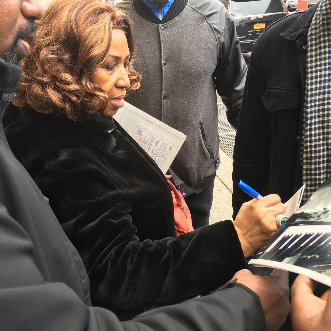 Aretha Franklin with RACC Trusted collector GTV Reality