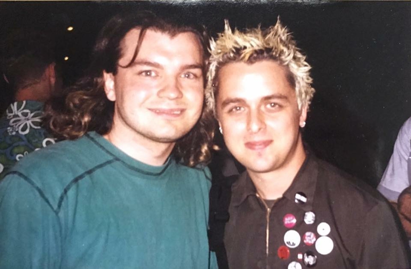 Billie Joe Armstrong Photo with RACC Autograph Collector bpautographs