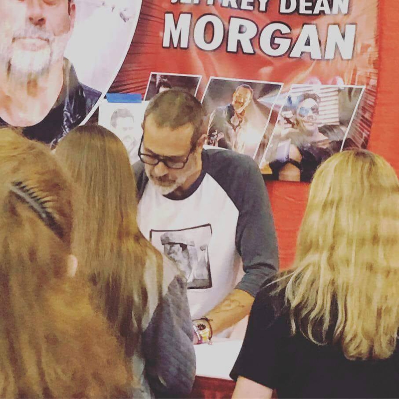 Jeffrey Dean Morgan Photo with RACC Autograph Collector Autograph Alliance