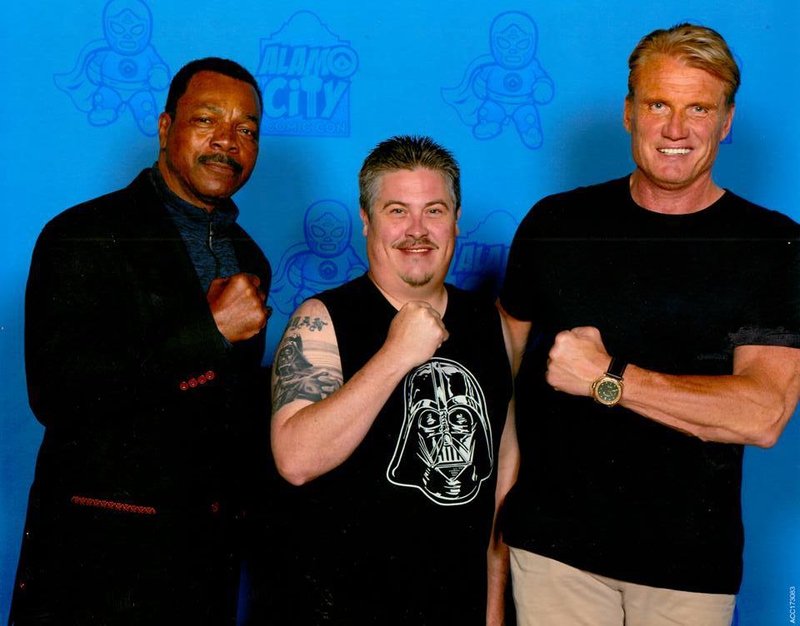 Carl Weathers Photo with RACC Autograph Collector Autograph Alliance