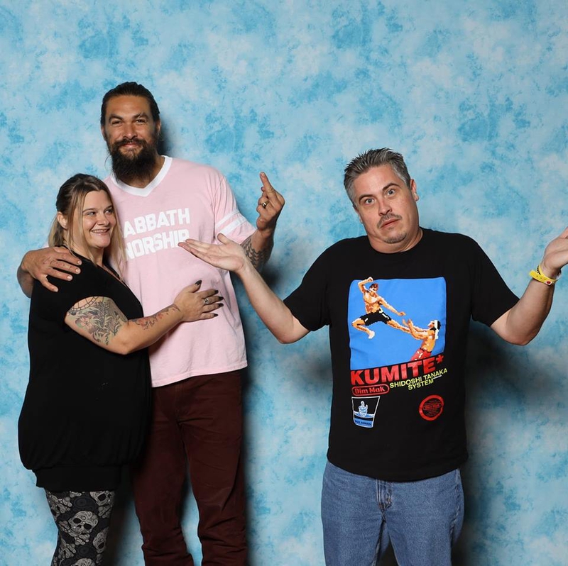 Jason Momoa Photo with RACC Autograph Collector Autograph Alliance