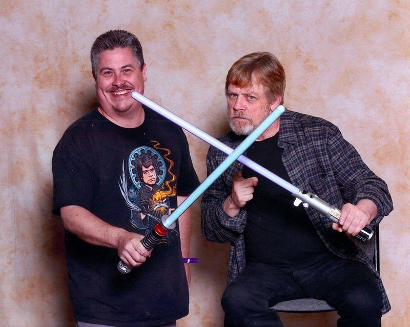 Mark Hamill Photo with RACC Autograph Collector Autograph Alliance