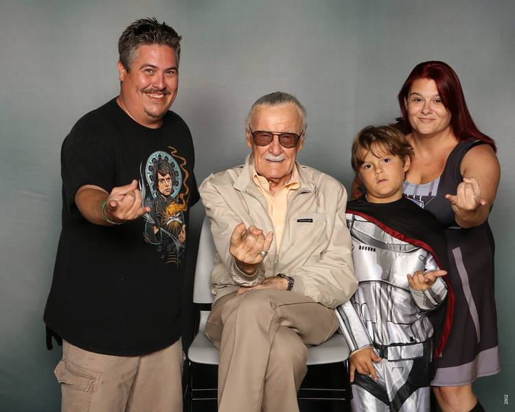 Stan Lee Photo with RACC Autograph Collector Autograph Alliance