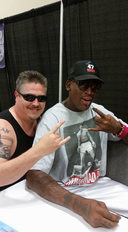 Dennis Rodman Photo with RACC Autograph Collector Autograph Alliance Dennis Rodman Photo with RACC Autograph Collector Autograph Alliance