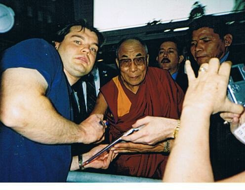 Dalai Lama Photo with RACC Autograph Collector bpautographs