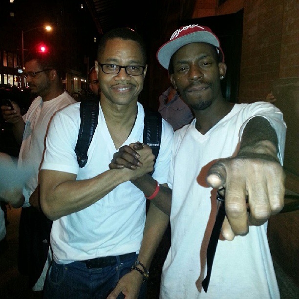 Cuba Gooding Jr. with RACC Trusted collector GTV Reality