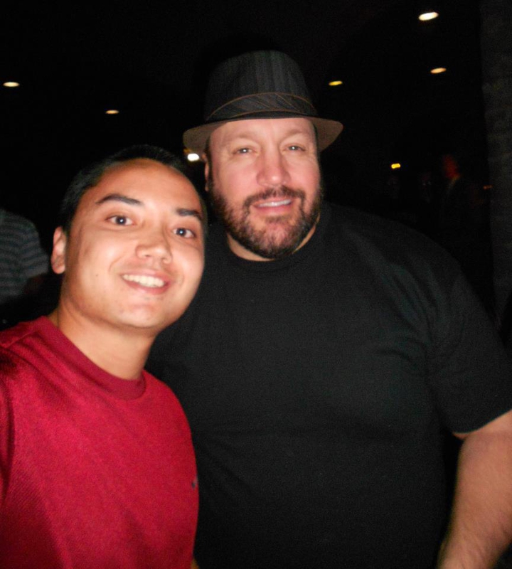Kevin James Photo with RACC Autograph Collector Blue Line Signatures Kevin James Photo with RACC Autograph Collector Blue Line Signatures