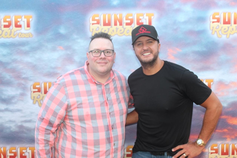 Luke Bryan Photo with RACC Autograph Collector Prestige Worldwide Memorabilia