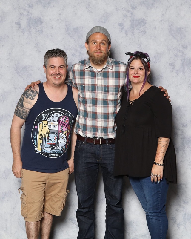 Charlie Hunnam Photo with RACC Autograph Collector Autograph Alliance