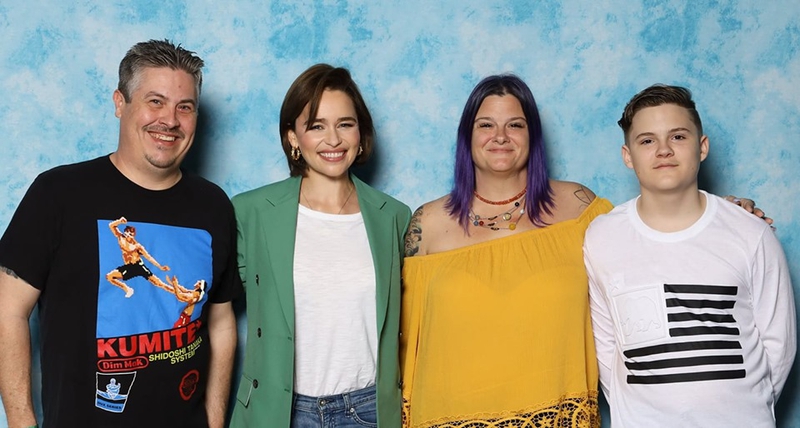 Emilia Clarke Photo with RACC Autograph Collector Autograph Alliance