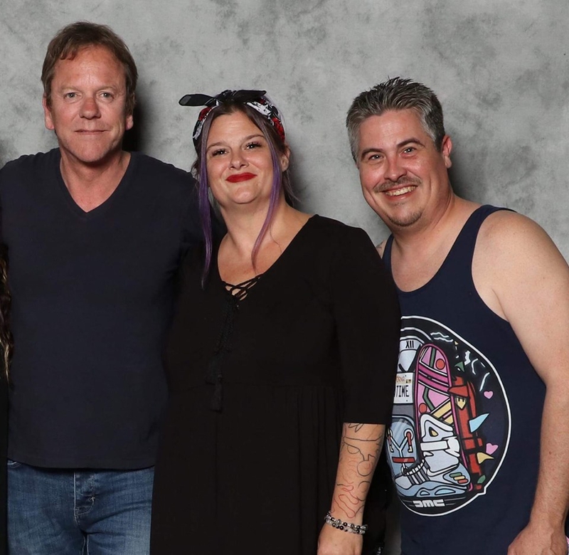 Kiefer Sutherland Photo with RACC Autograph Collector Autograph Alliance