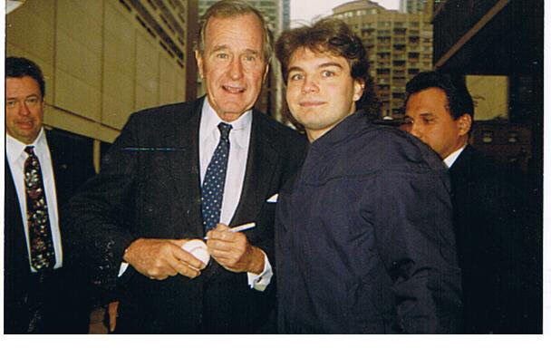 George W. Bush Photo with RACC Autograph Collector bpautographs George W. Bush Photo with RACC Autograph Collector bpautographs