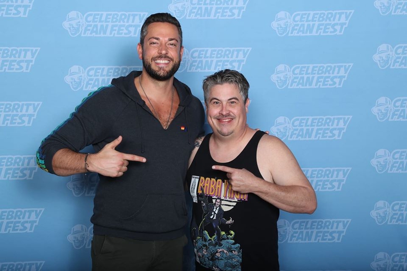 Zachary Levi Photo with RACC Autograph Collector Autograph Alliance