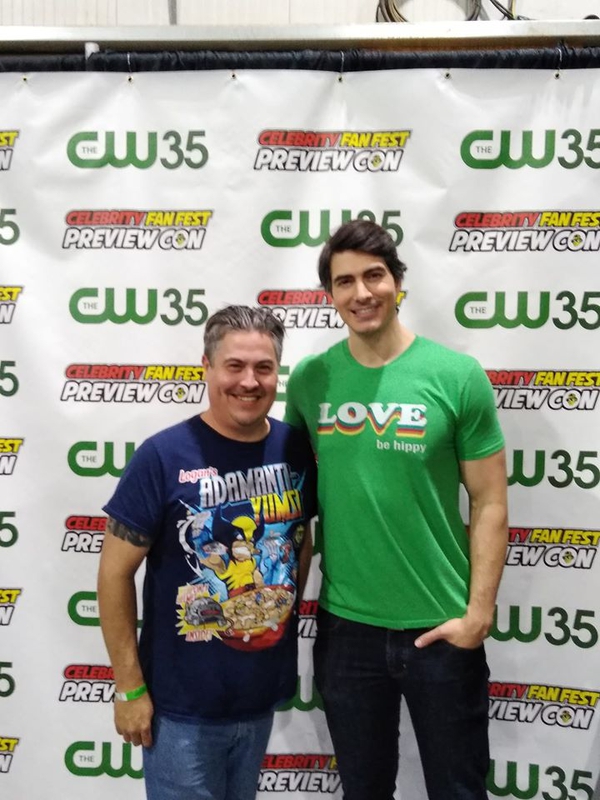 Brandon Routh Photo with RACC Autograph Collector Autograph Alliance
