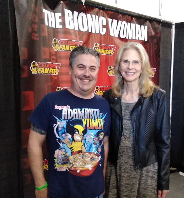 Lindsay Wagner Photo with RACC Autograph Collector Bryan Calloway