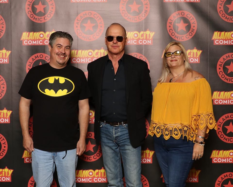 Michael Keaton Photo with RACC Autograph Collector Autograph Alliance