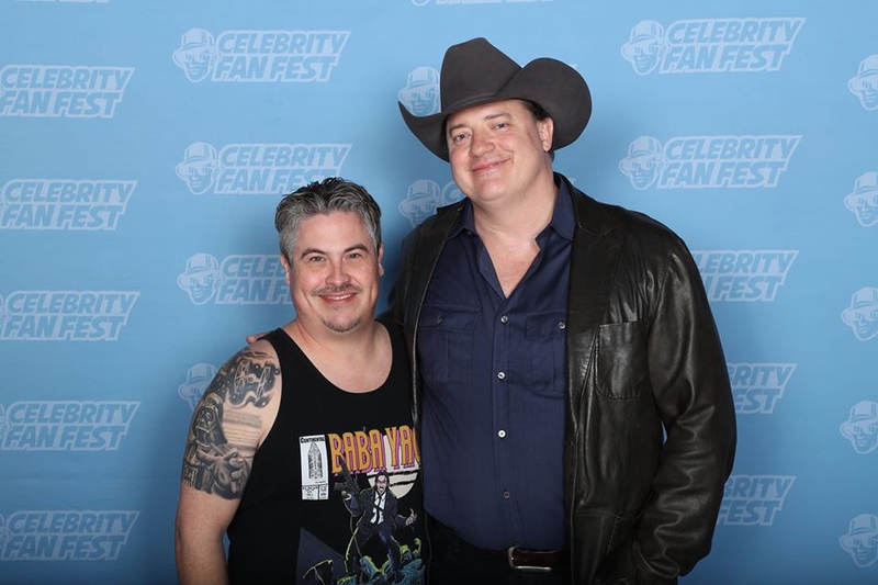 Brendan Fraser Photo with RACC Autograph Collector Autograph Alliance