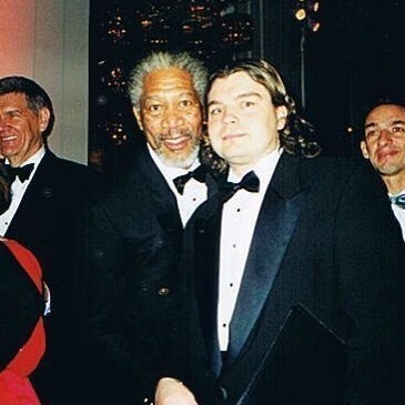 Morgan Freeman Photo with RACC Autograph Collector bpautographs