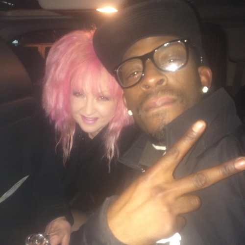 Cyndi Lauper with GTV Reality