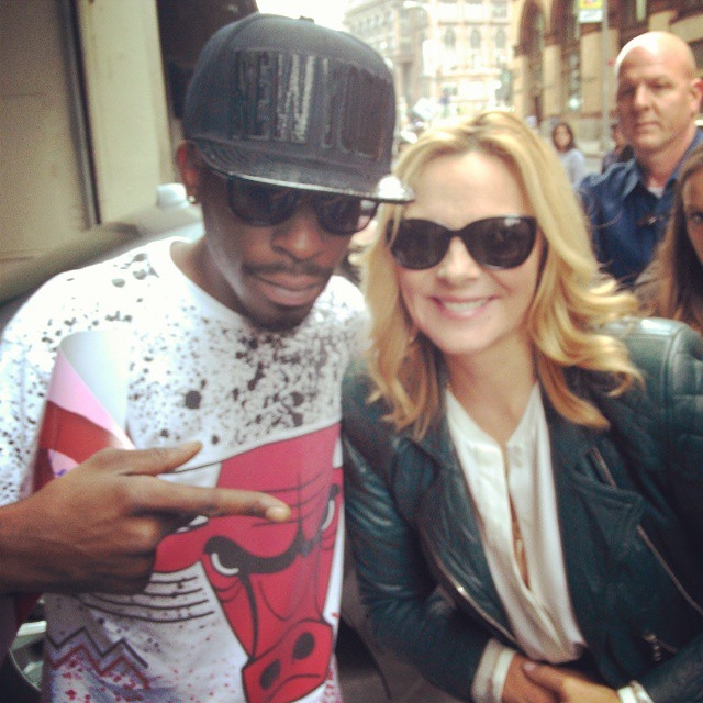Kim Cattrall with RACC Trusted collector GTV Reality