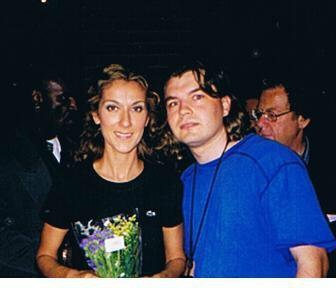 Celine Dion Photo with RACC Autograph Collector bpautographs