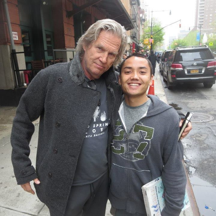 Jeff Bridges Photo with RACC Autograph Collector Blue Line Signatures