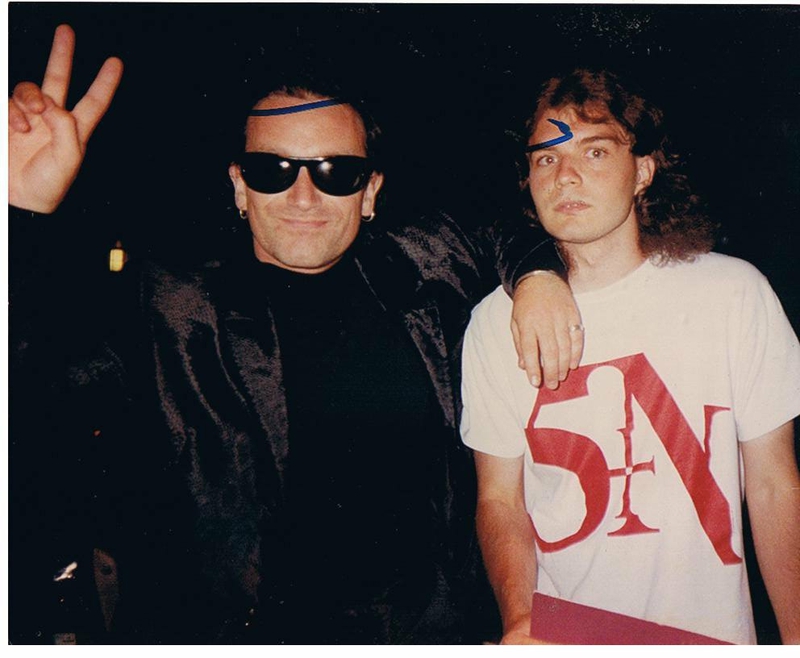 Bono Photo with RACC Autograph Collector bpautographs