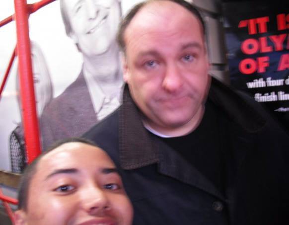 James Gandolfini Photo with RACC Autograph Collector Blue Line Signatures