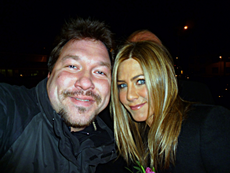 Jennifer Aniston Photo with RACC Autograph Collector RB-Autogramme Berlin