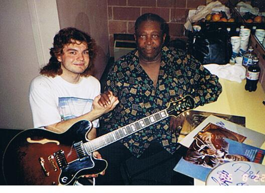 B.B. King Photo with RACC Autograph Collector bpautographs
