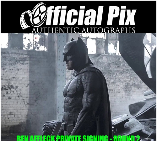 Ben Affleck To Sign For Official Pix...Again!