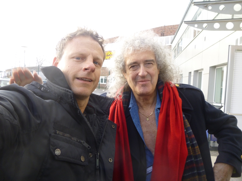 Brian May Photo with RACC Autograph Collector AV-Autographs