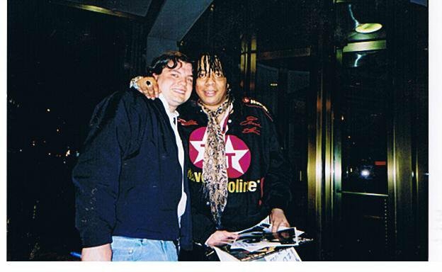 Rick James Photo with RACC Autograph Collector bpautographs Rick James Photo with RACC Autograph Collector bpautographs