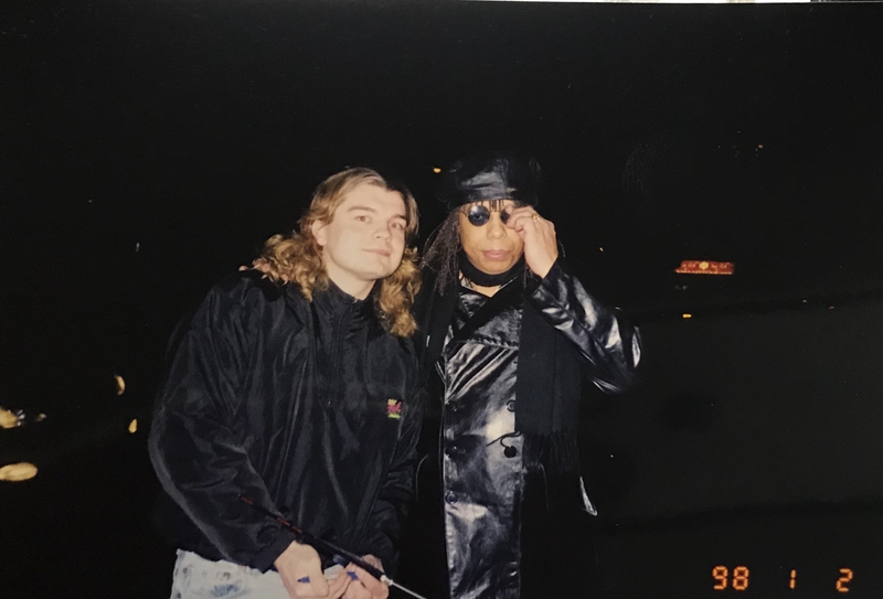 Rick James Photo with RACC Autograph Collector bpautographs Rick James Photo with RACC Autograph Collector bpautographs