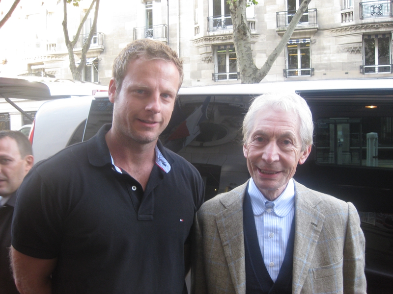 Charlie Watts Photo with RACC Autograph Collector AV-Autographs