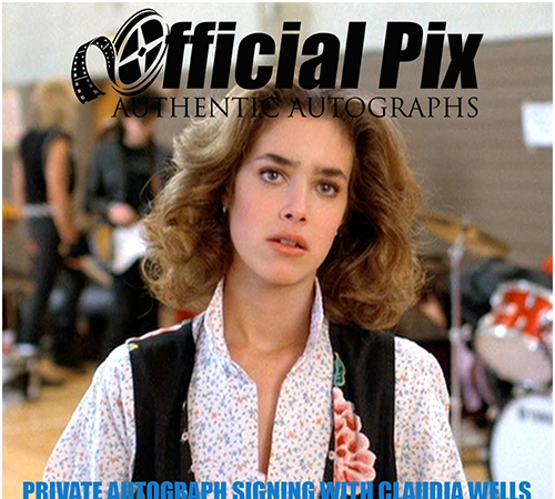 Claudia Wells To Sign For Official Pix!