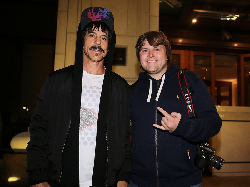Anthony Kiedis Photo with RACC Autograph Collector Ilya Zeta
