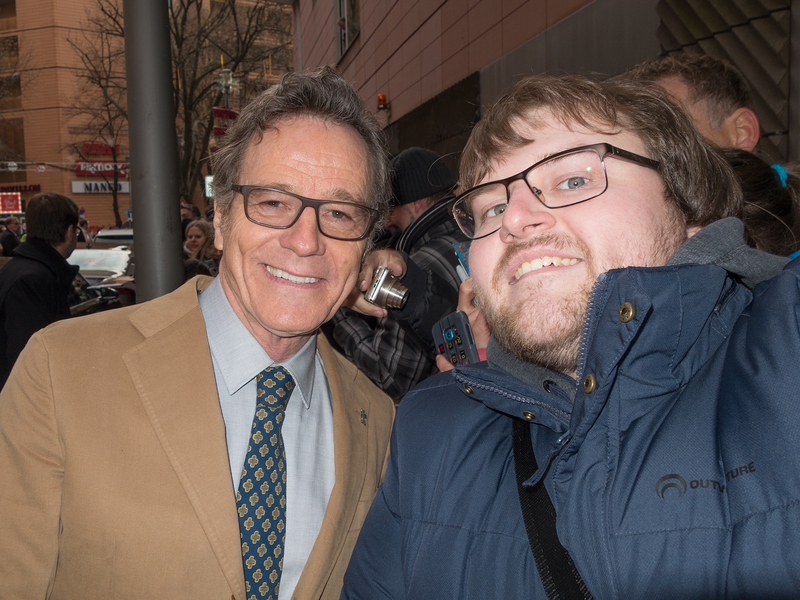 Bryan Cranston Photo with RACC Autograph Collector Ilya Zeta