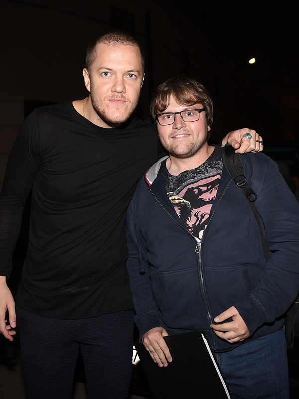 Dan Reynolds Photo with RACC Autograph Collector Ilya Zeta