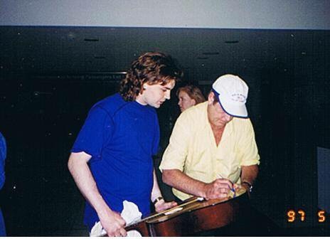 Brian Wilson Photo with RACC Autograph Collector bpautographs