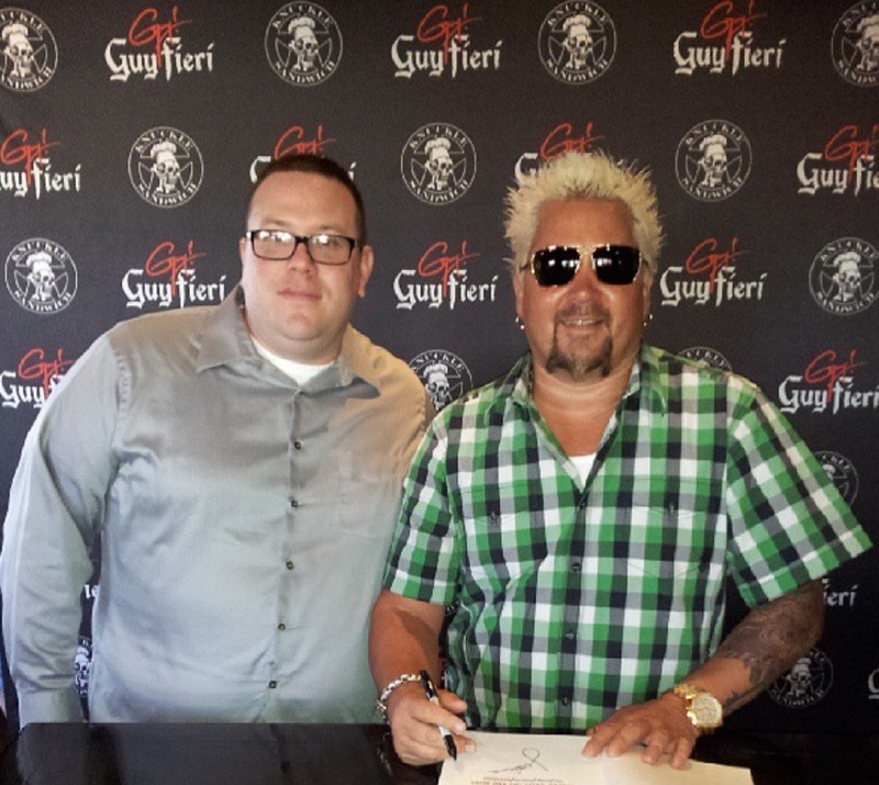 Guy Fieri Photo with RACC Autograph Collector Prestige Worldwide Memorabilia