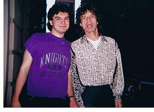 Mick Jagger Photo with RACC Autograph Collector bpautographs