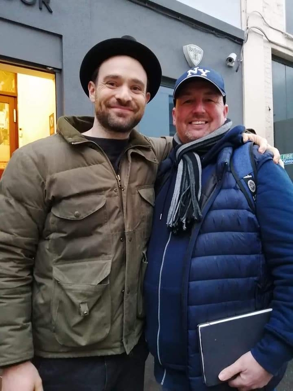 Charlie Cox Photo with RACC Autograph Collector Celebrity Signings UK