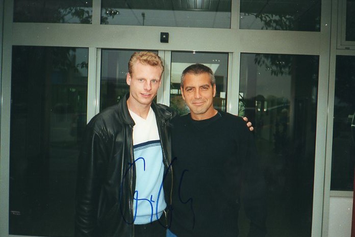 George Clooney Photo with RACC Autograph Collector AV-Autographs George Clooney Photo with RACC Autograph Collector AV-Autographs