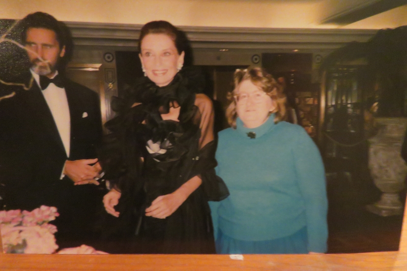 Audrey Hepburn Photo with RACC Autograph Collector Sharon Howe