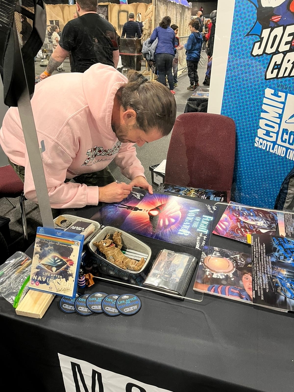 Joey Cramer Signing Autograph for RACC Autograph Collector Abz Autographs