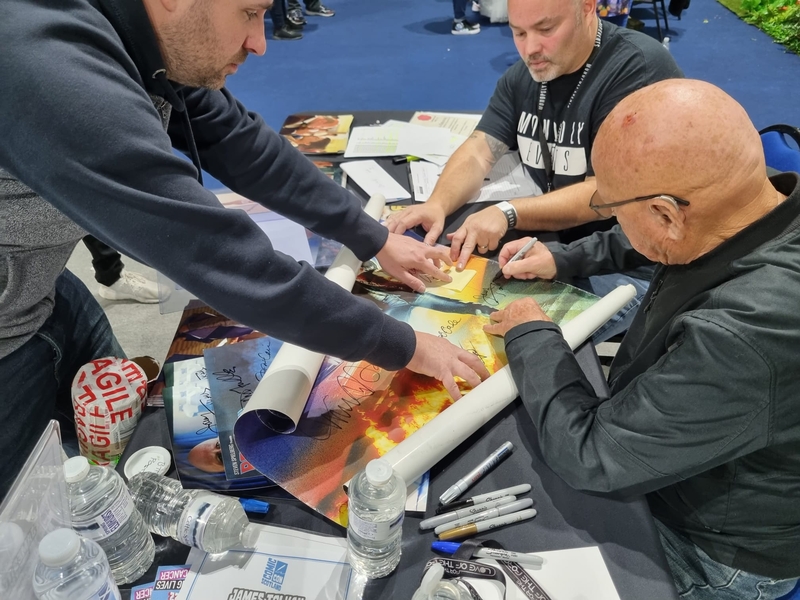 James Tolkan Signing Autograph for RACC Autograph Collector Abz Autographs