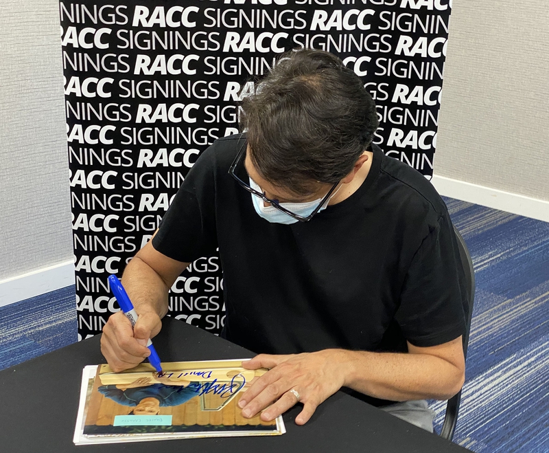Ralph Macchio Signing Autographs for RACC Autograph Collector Framing History Ralph Macchio Signing Autograph for RACC Autograph Collector Framing History