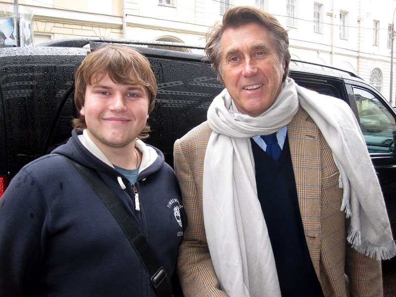 Bryan Ferry Photo with RACC Autograph Collector Ilya Zeta