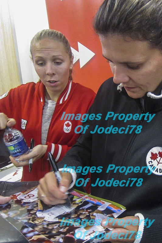 Christine Sinclair Signing Autographs for RACC Autograph Collector Randolph Chiang Christine Sinclair Signing Autograph for RACC Autograph Collector Randolph Chiang